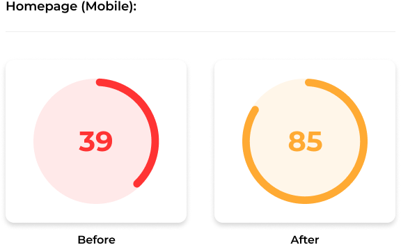 PageSpeed Insights Improvements homepage mobile