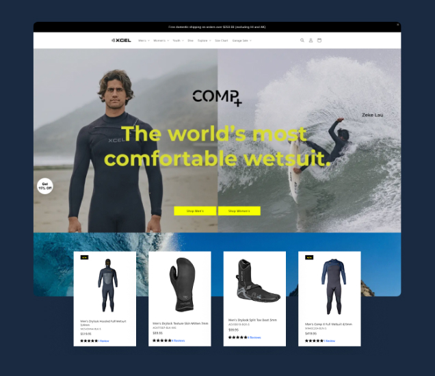 shopify theme integration